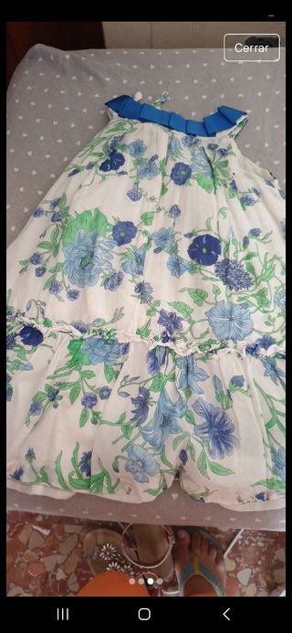Vestido niña Tizzas talla 4