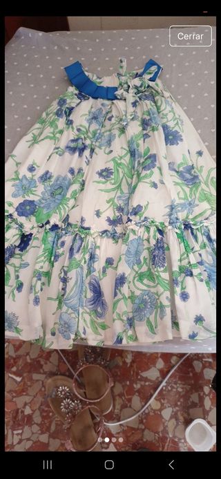 Vestido niña Tizzas talla 4