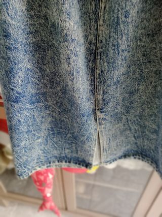 Falda vaquera acid wash