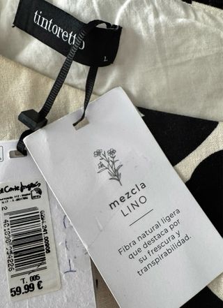 Conjunto Tintoretto blanco y negro