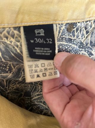 Vaquero Scotch & Soda Pyke 30/32 amarillo