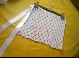 Pareo crochet blanco - Talla única
