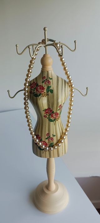 Collar perlas dorado