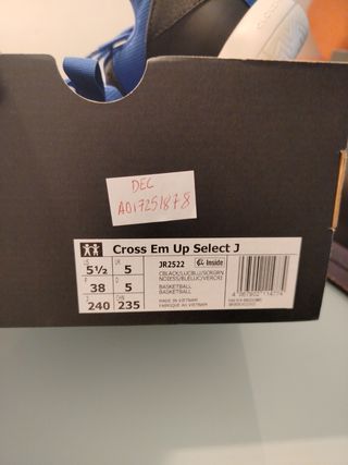 Adidas zapatillas deportivas talla 38. Bambas 
