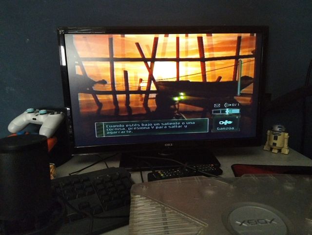 Xbox Cristal+Mando+HDMI+Splinter Cell