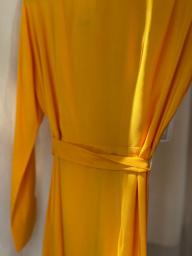 Vestido Oodji Amarillo - Talla L