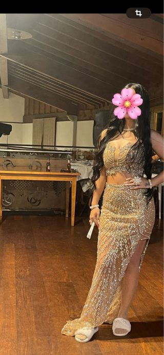 Vestido piedreria talla 32/34