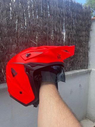 Casco Sheratan UFO Plast Sheratan Rojo