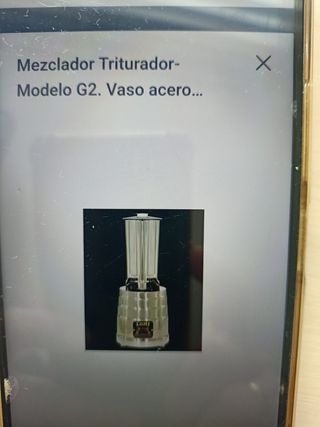 Batidora Lomi acero inoxidable