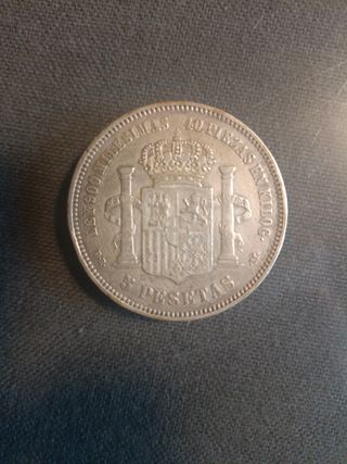 Duro plata Amadeo I 1871