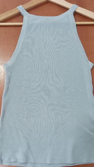 Top tirantes azul -  camiseta