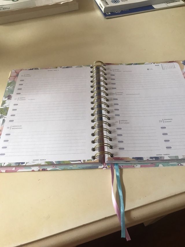 Agenda 2025-2026 Semana vista TAKENOTE