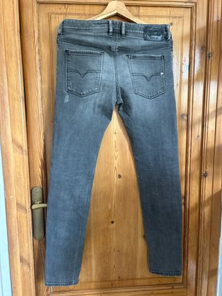 Diesel Sleeker - Vaqueros Gris Talla S