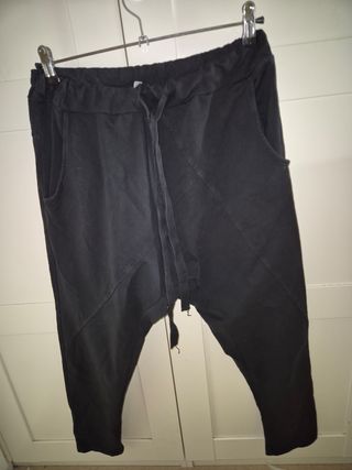 Pantalones baggy negros