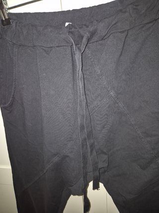 Pantalones baggy negros