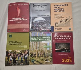 Libros trabajo social UNED