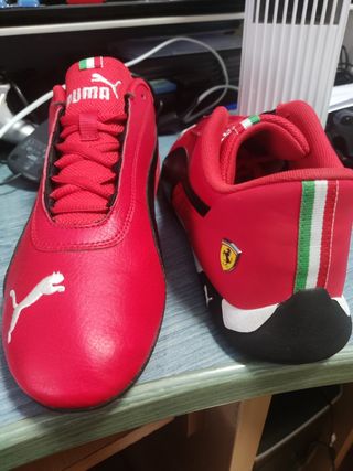 Zapatillas Puma Ferrari rojas
