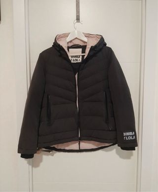 Abrigo de plumón Bimba y Lola negro