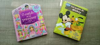 El castillo de las princesas y libro puzzle Disney