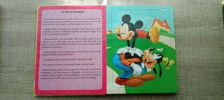 El castillo de las princesas y libro puzzle Disney