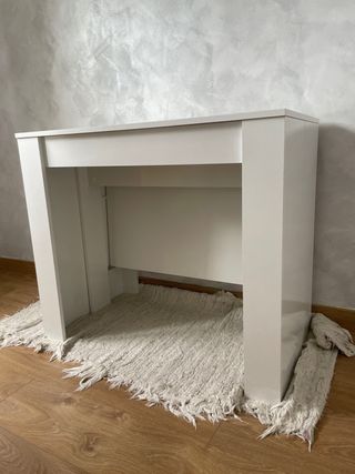 Mesa plegable blanca