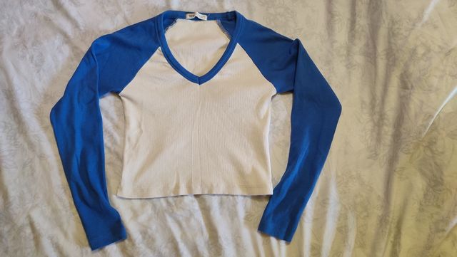 Jersey manga larga bicolor