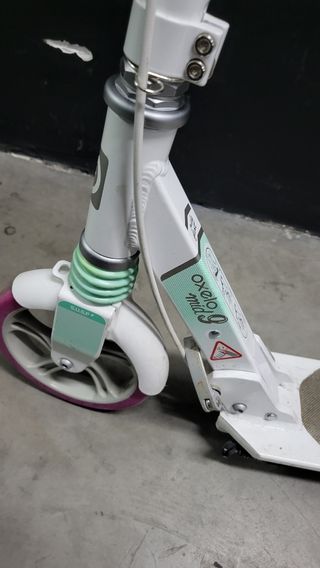 Patinete infantil plegable blanco oxelo 9