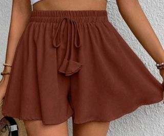Shorts marrones - Falda pantalón