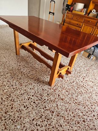 Mesa madera maciza rústica