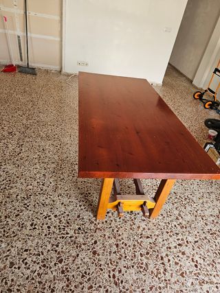 Mesa madera maciza rústica