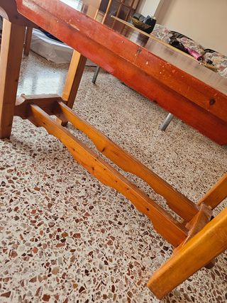 Mesa madera maciza rústica