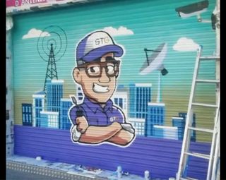 murales de decoración de espacios o negocios 