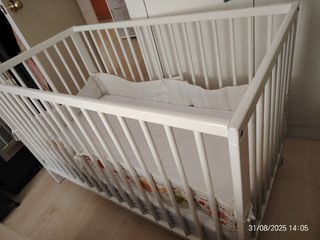 Cuna Ikea + colchón y edredón