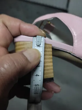 Sandalias D'Finizio rosa, talla 36