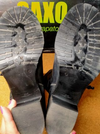 Botas Piel Negra 41