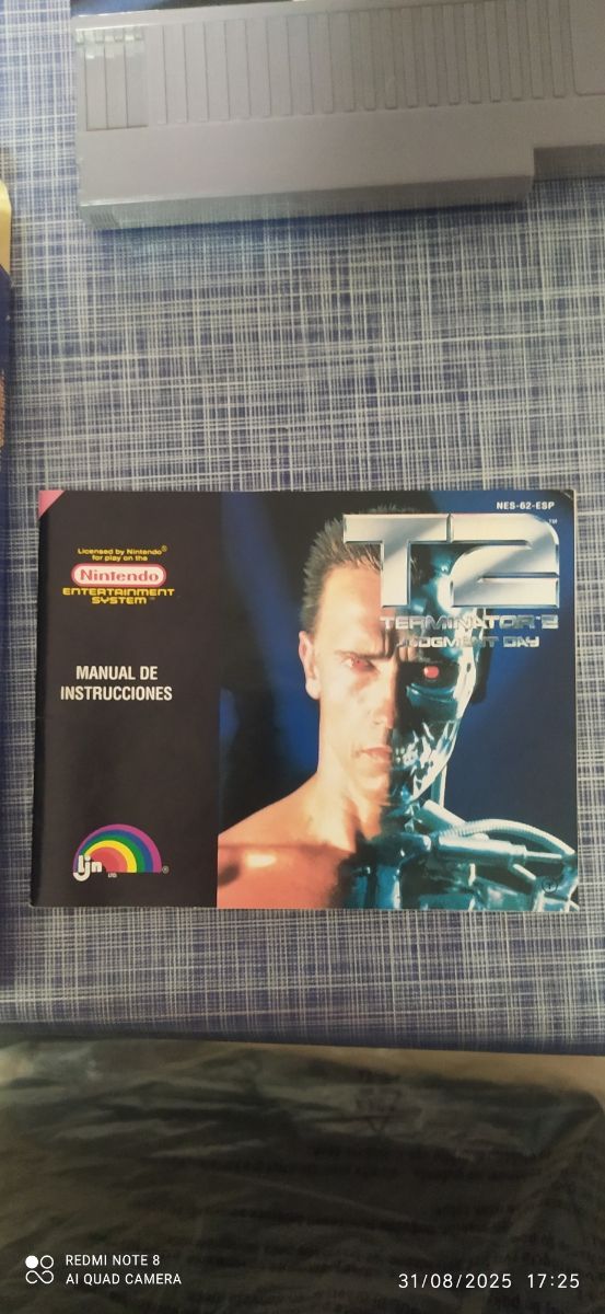 NES Terminator 2: Judgment Day PAL España