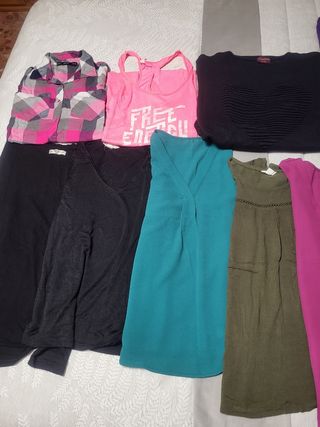 Lote ropa mujer XS - 24 prendas