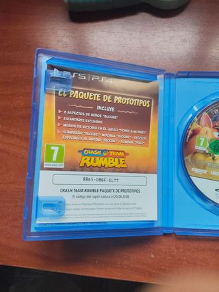 Crash Team Rumble PS5 Deluxe - Sin usar
