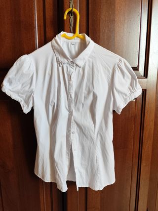Camicia bianca donna L - estiva