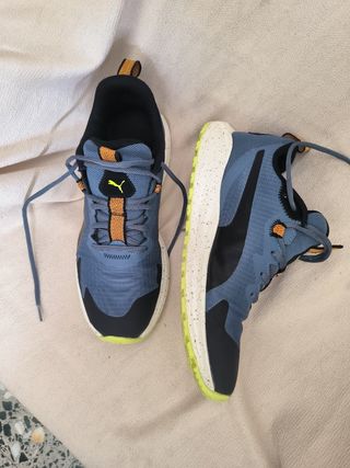 Zapatillas Puma - Azul y Negro