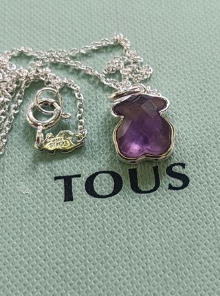 Collar TOUS amatista Icon Color plata