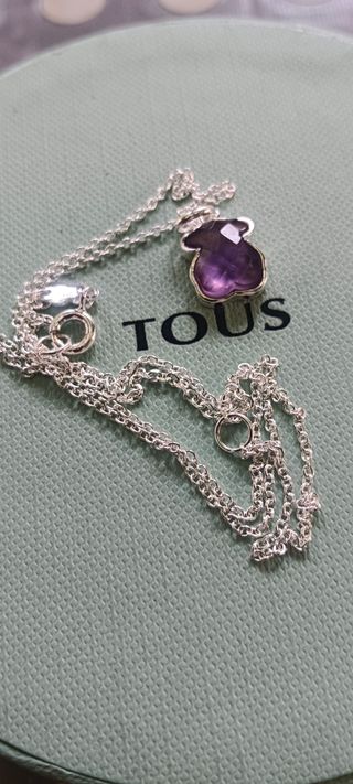 Collar TOUS amatista Icon Color plata