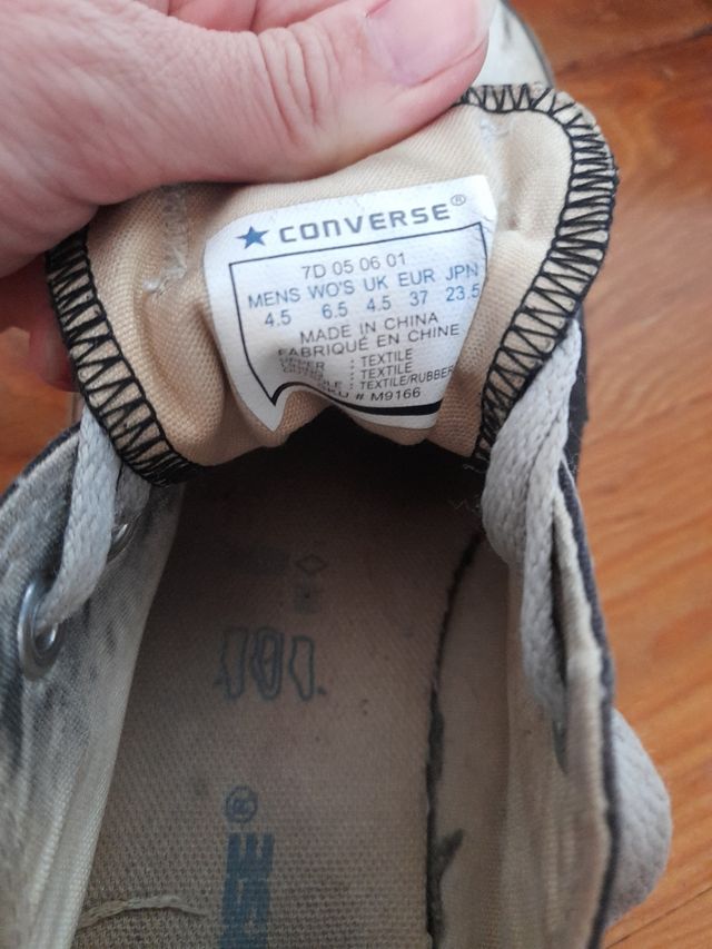 Converse originales negras - talla 37