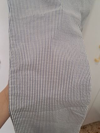 Pantalón rayas azul-blanco
