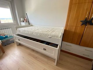 Cama nido infantil con cajones