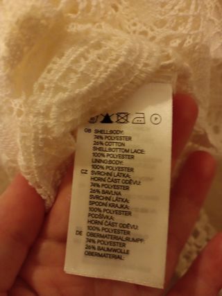 Vestito in Pizzo bianco