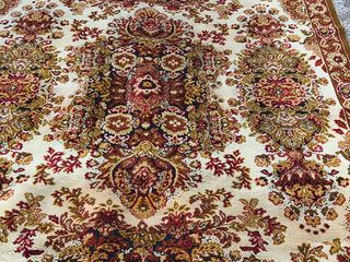 Alfombra vintage floral años 90