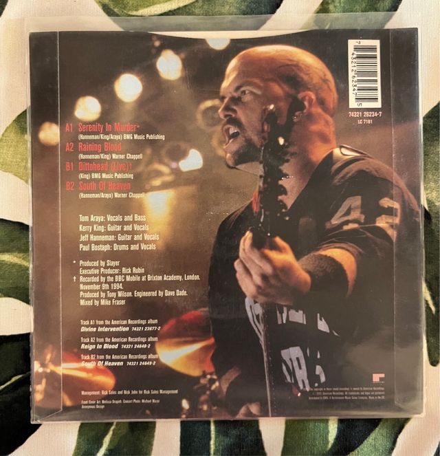 Slayer - Serenity In Murder 7"