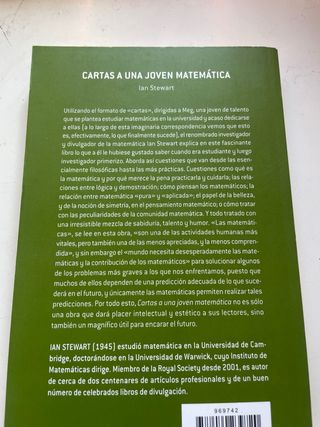 Cartas a una joven matemática