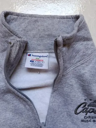 Felpa Champion Grigia - 1/4 Zip